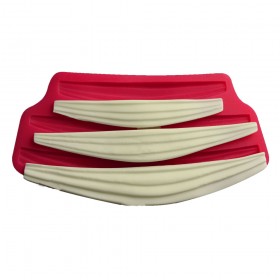 Силиконов калъп "Огъната драперия - 3 размера"